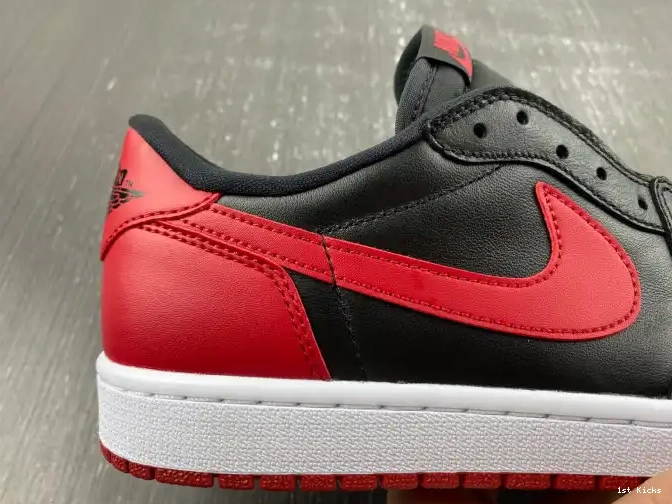 1st Kicks Shoes 705329-001 Jordan Air Retro Bred 1 Low 0522